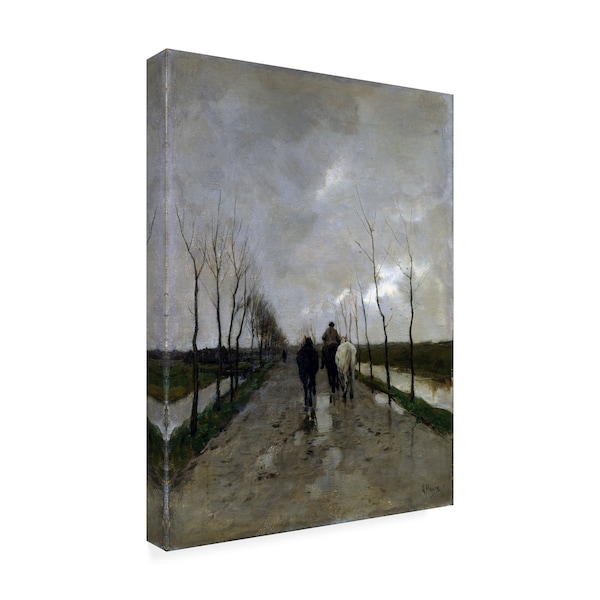 Anton Mauve 'A Dutch Road' Canvas Art,35x47